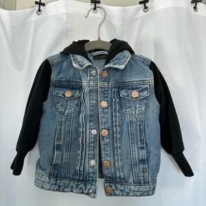 Little Bipsy Hooded Denim Jacket